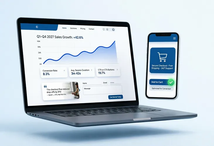 Creación de páginas web corporativas - Ticomweb